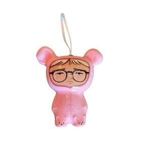 A Christmas story ornament Ralphie Bunny suit